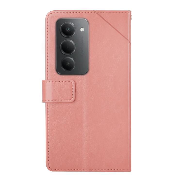 For Redmi 15 5G Global / 15 4G SEA Y-shaped Pattern Flip Leather Phone Case