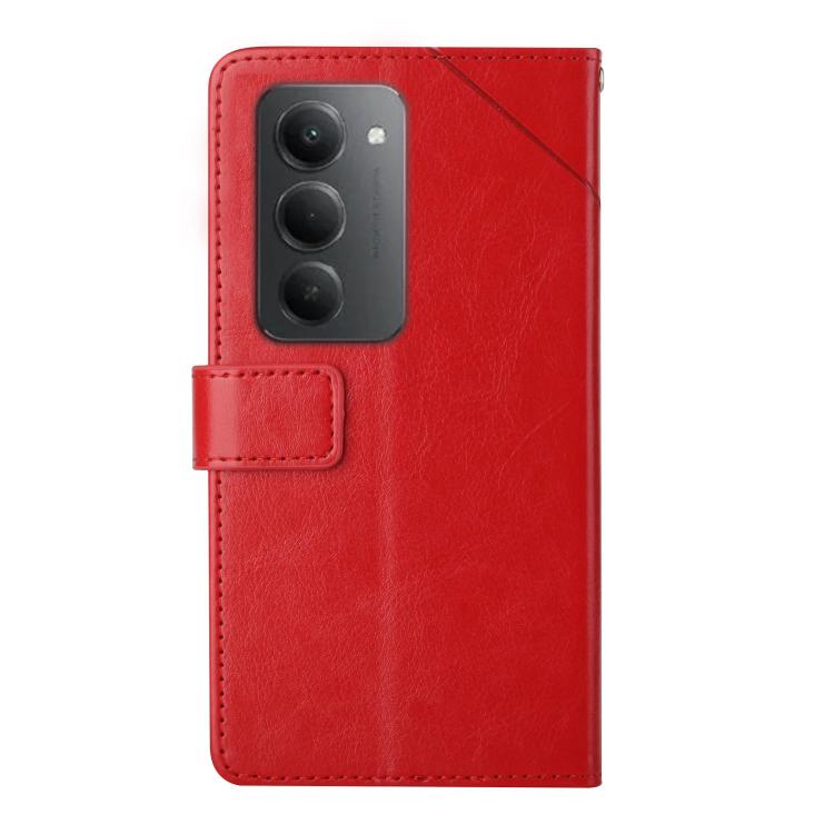 For Redmi 15 5G / 4G EU 171mm Y-shaped Pattern Flip Leather Phone Case