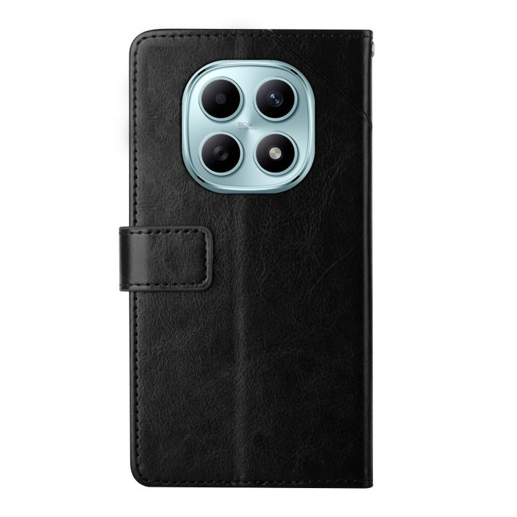 For Redmi Note 15 Pro 4G Global 163.2mm Y-shaped Pattern Flip Leather Phone Case