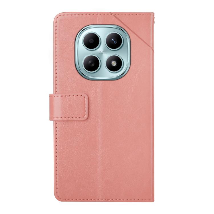 For Redmi Note 15 Pro 4G Global 163.2mm Y-shaped Pattern Flip Leather Phone Case