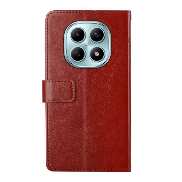 For Redmi Note 15 5G Global 164mm Y-shaped Pattern Flip Leather Phone Case