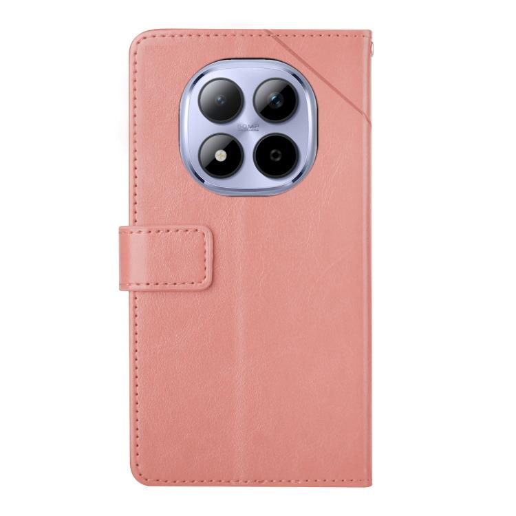 For Redmi Note 15 Pro+ 5G Global 163.3mm Y-shaped Pattern Flip Leather Phone Case