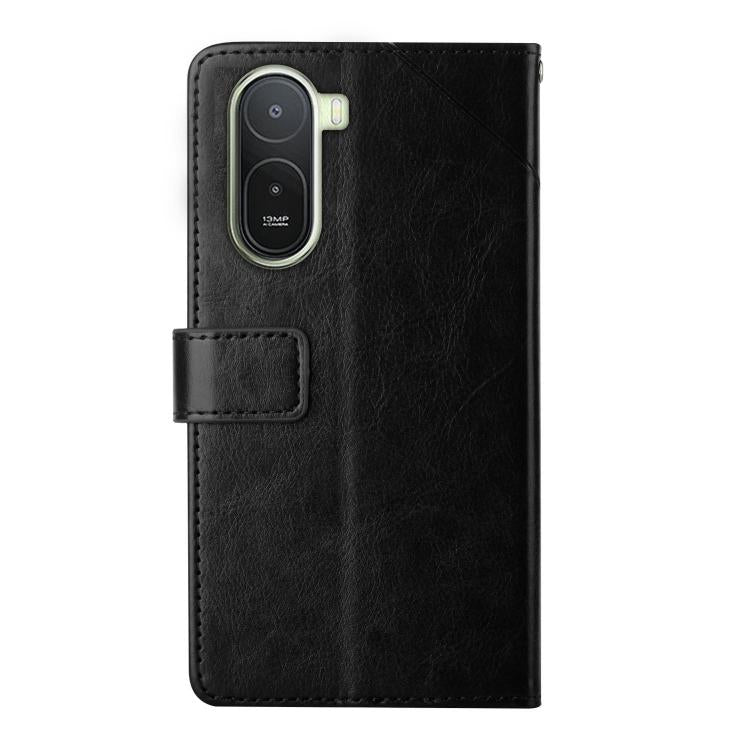 For Redmi A7 Pro 171mm / Poco C85x 5G Y-shaped Pattern Flip Leather Phone Case