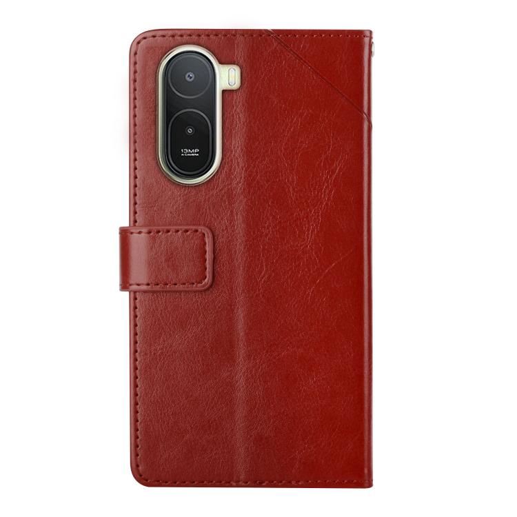 For Redmi A7 Pro 171mm / Poco C85x 5G Y-shaped Pattern Flip Leather Phone Case