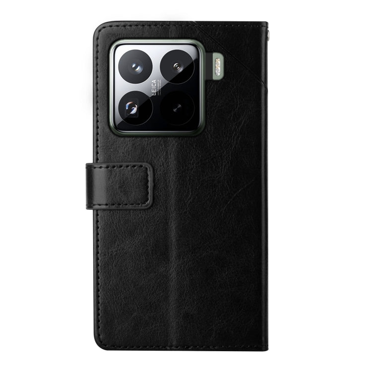 For Xiaomi 15 Pro Y-shaped Pattern Flip Leather Phone Case