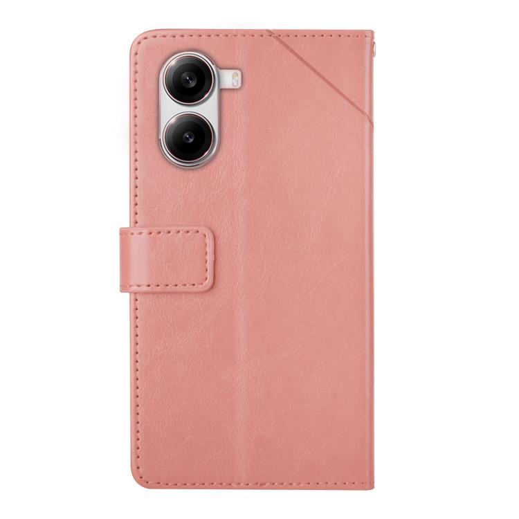For Xiaomi Poco X7 Pro Y-shaped Pattern Flip Leather Phone Case