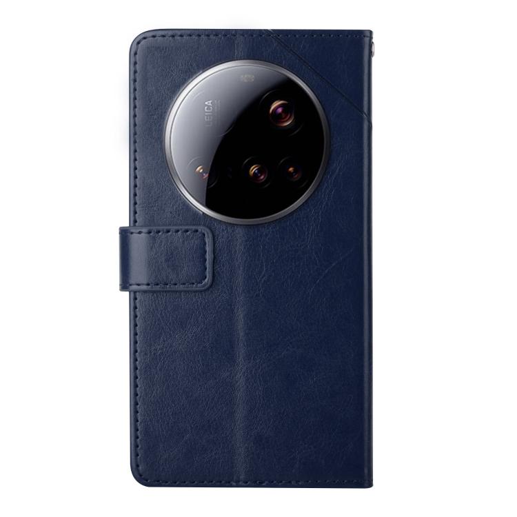 For Xiaomi 15 Ultra Y-shaped Pattern Flip Leather Phone Case