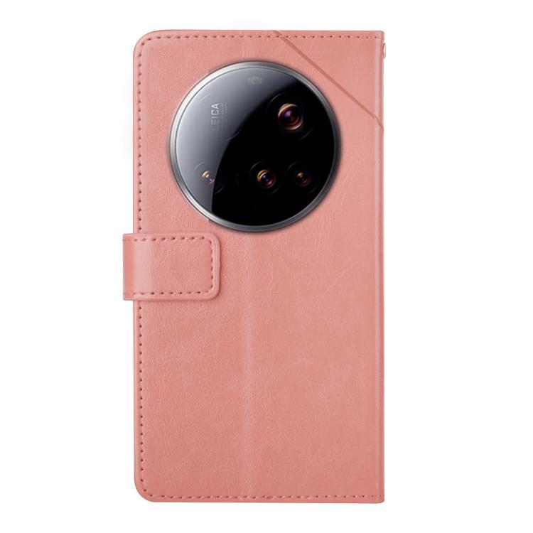 For Xiaomi 15 Ultra Y-shaped Pattern Flip Leather Phone Case