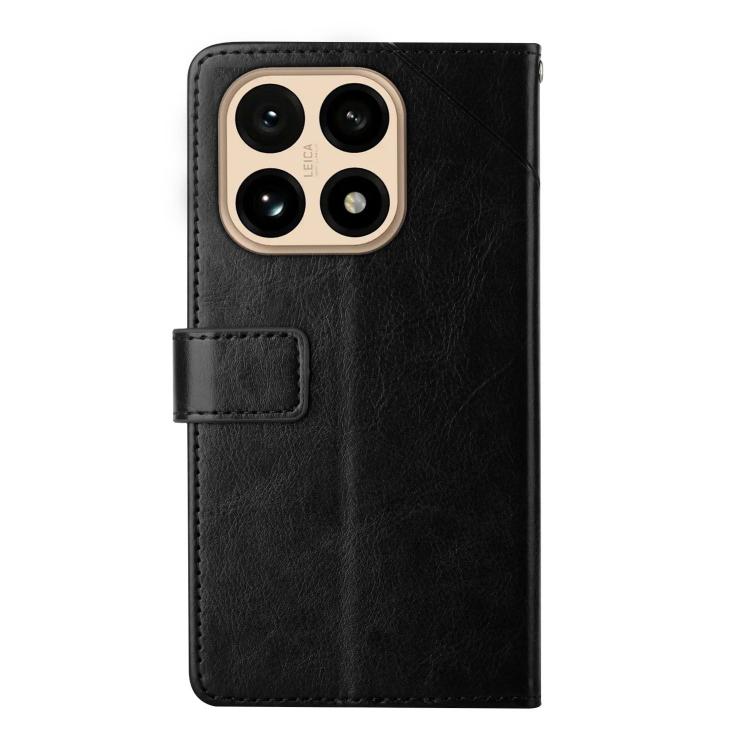 For Xiaomi 15T Y-shaped Pattern Flip Leather Phone Case