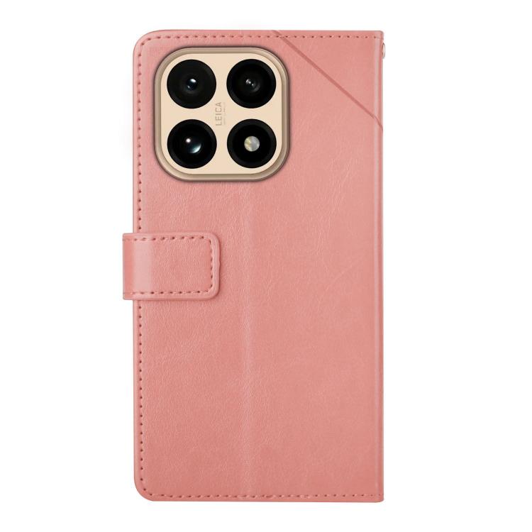 For Xiaomi 15T Y-shaped Pattern Flip Leather Phone Case
