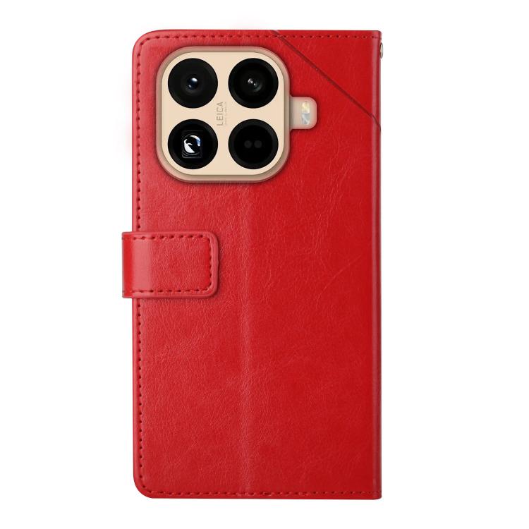 For Xiaomi 15T Pro Y-shaped Pattern Flip Leather Phone Case