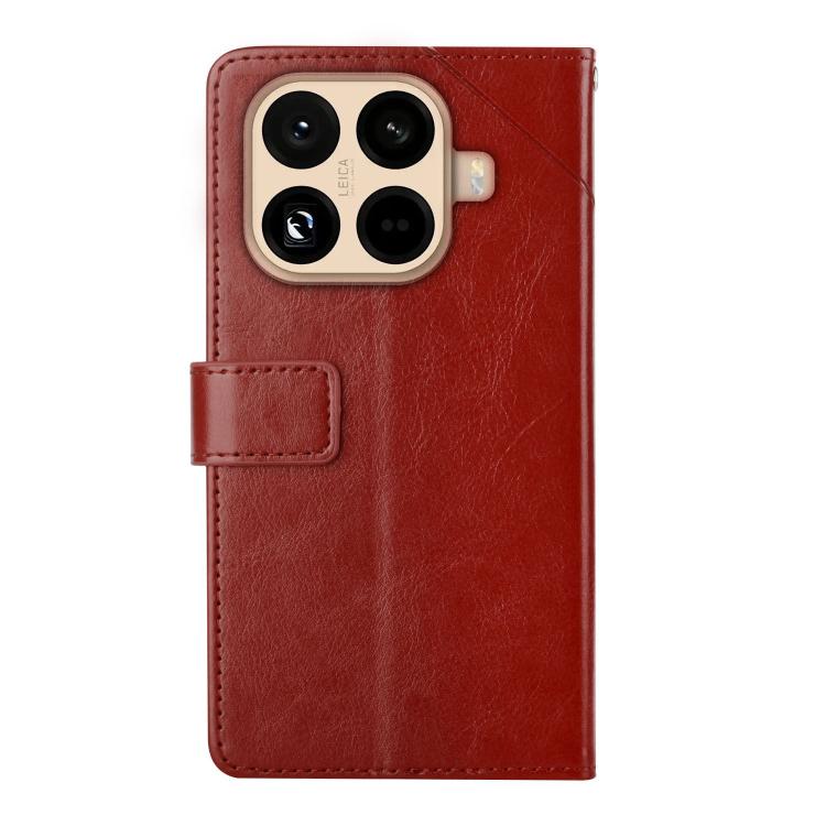 For Xiaomi 15T Pro Y-shaped Pattern Flip Leather Phone Case