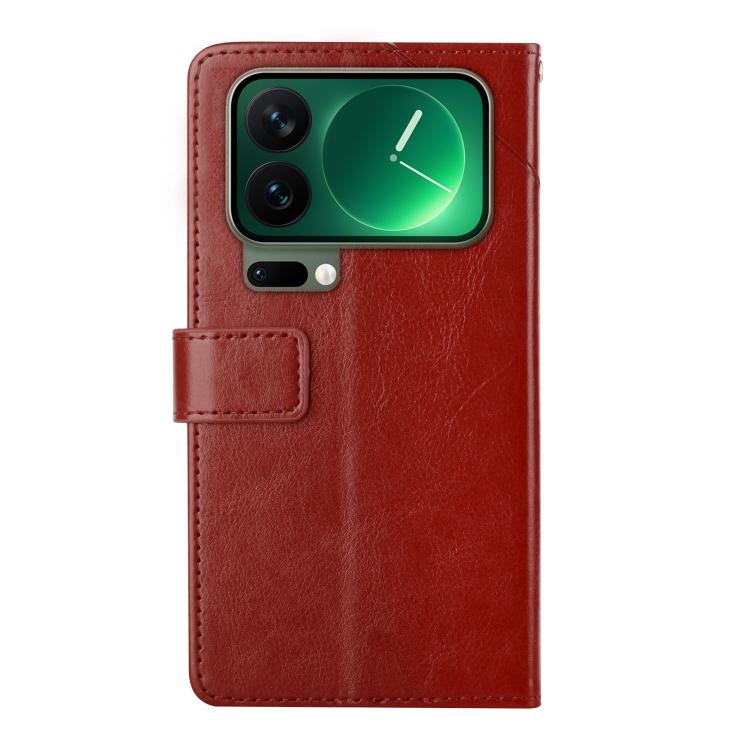 For Xiaomi 17 Pro Y-shaped Pattern Flip Leather Phone Case