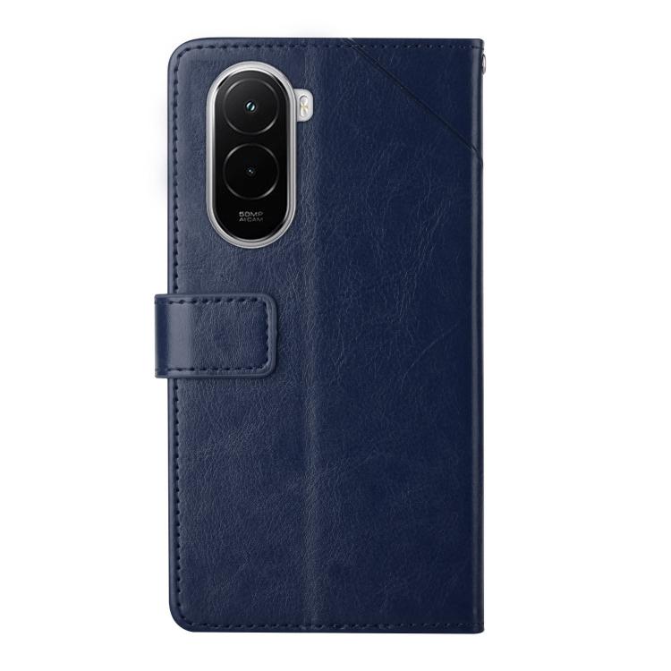 For Xiaomi Poco M7 4G 169mm Y-shaped Pattern Flip Leather Phone Case