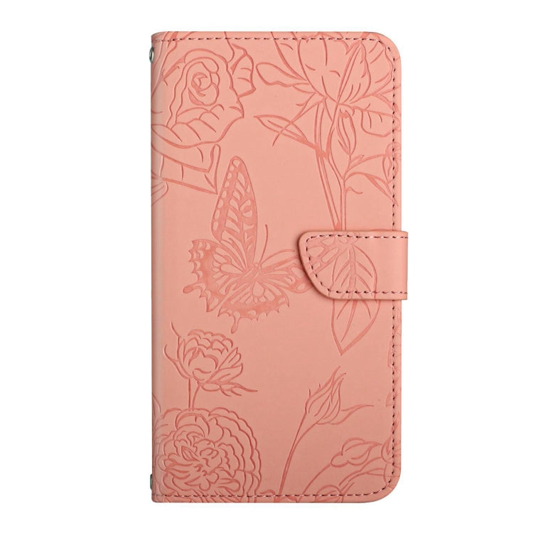 For Redmi 14C 4G Skin Feel Butterfly Embossed Flip Leather Phone Case