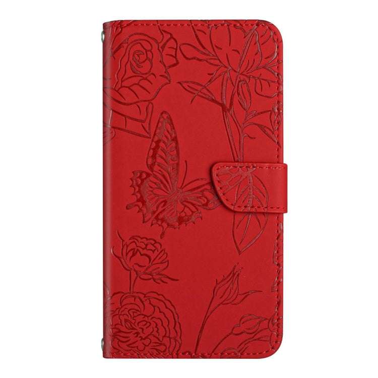 For Redmi 14C 4G Skin Feel Butterfly Embossed Flip Leather Phone Case