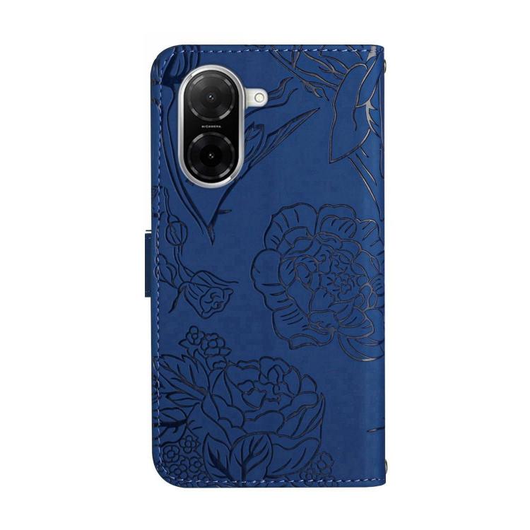 For Redmi A5 4G 173.3mm Skin Feel Butterfly Embossed Flip Leather Phone Case