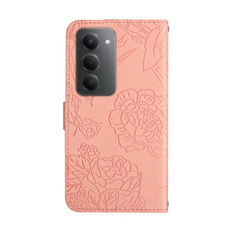 For Redmi 15 5G Global / 15 4G SEA Skin Feel Butterfly Embossed Flip Leather Phone Case