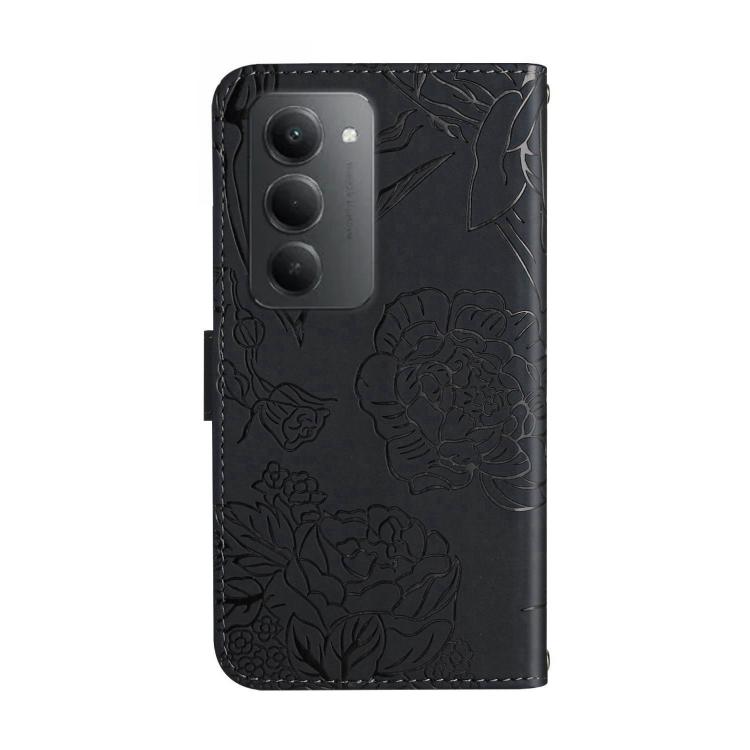 For Redmi 15 5G / 4G EU 171mm Skin Feel Butterfly Embossed Flip Leather Phone Case