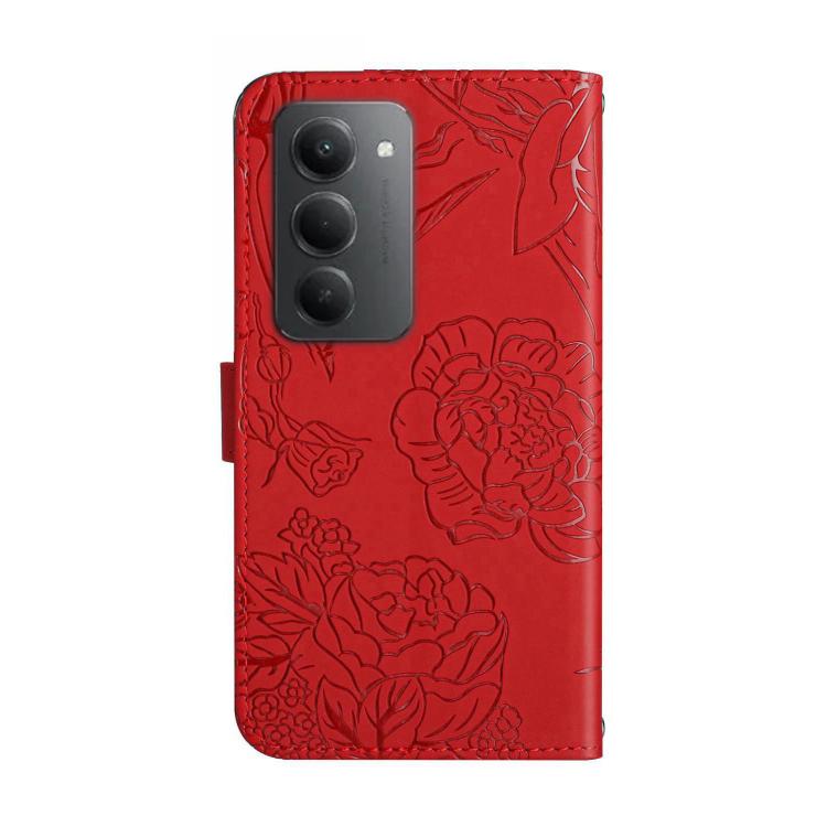 For Redmi 15 5G / 4G EU 171mm Skin Feel Butterfly Embossed Flip Leather Phone Case