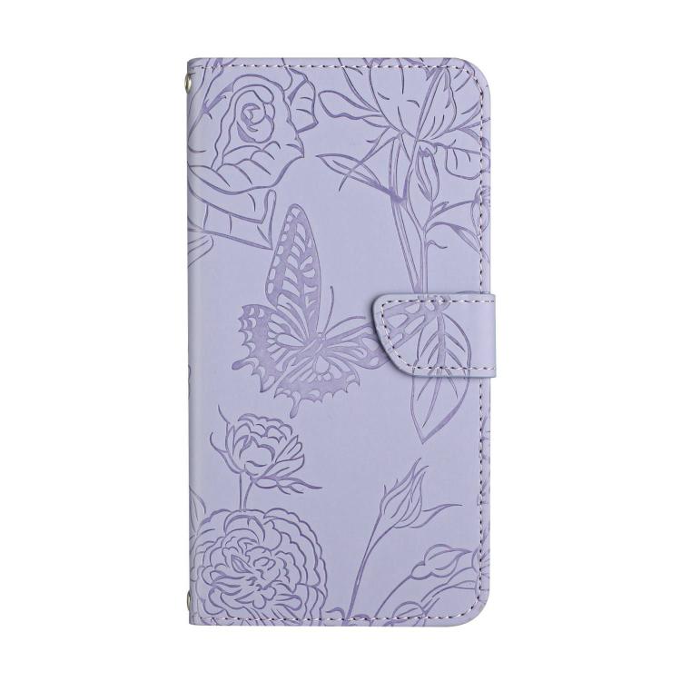 For Xiaomi 15T Pro Skin Feel Butterfly Embossed Flip Leather Phone Case