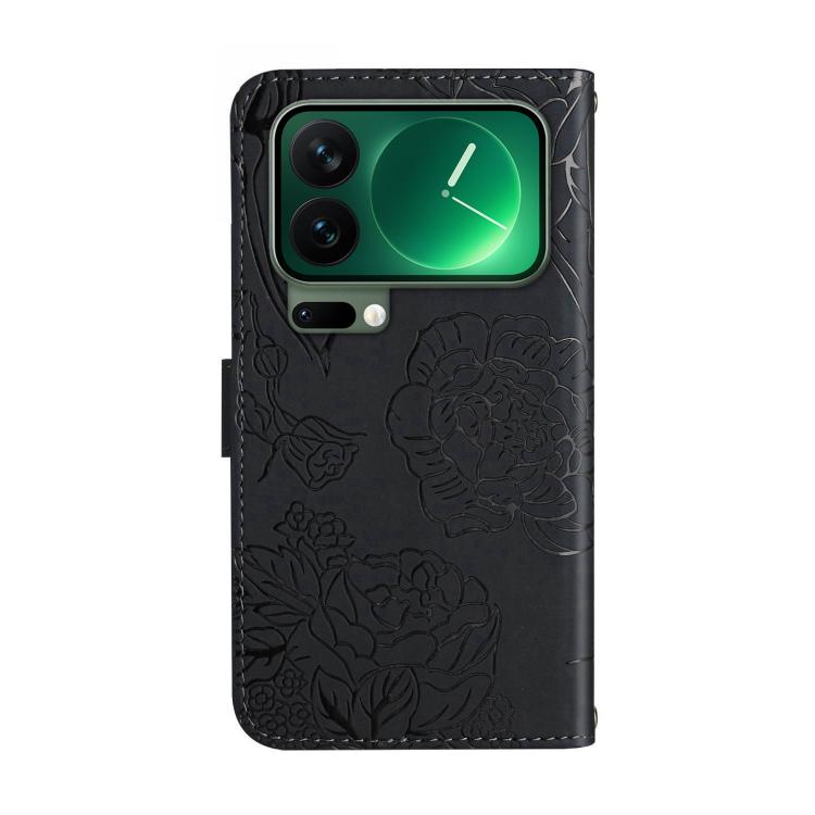 For Xiaomi 17 Pro Max Skin Feel Butterfly Embossed Flip Leather Phone Case