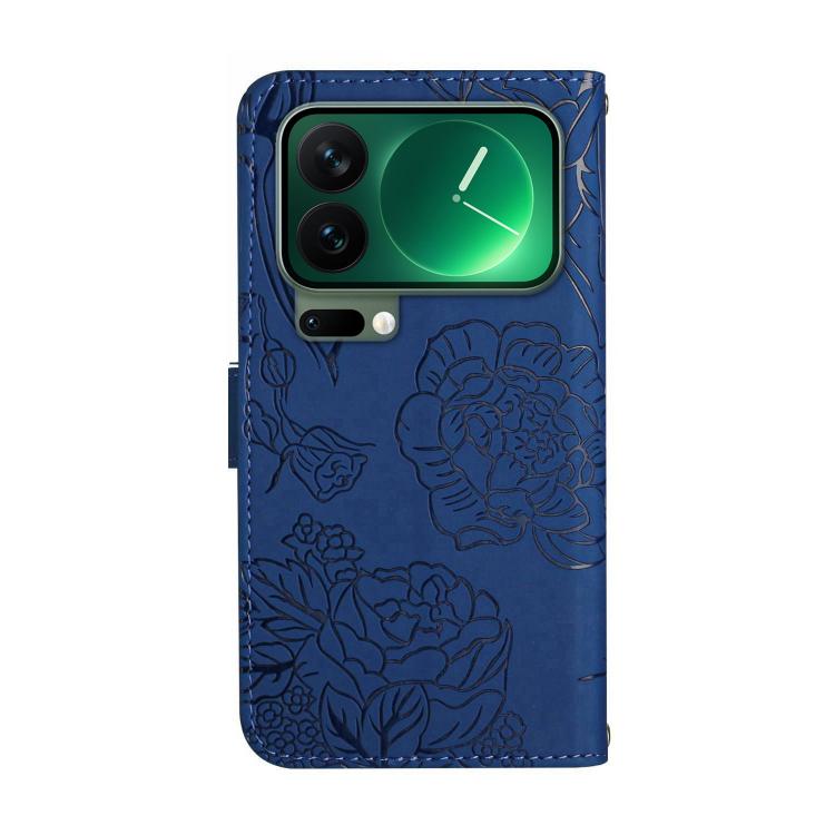 For Xiaomi 17 Pro Skin Feel Butterfly Embossed Flip Leather Phone Case