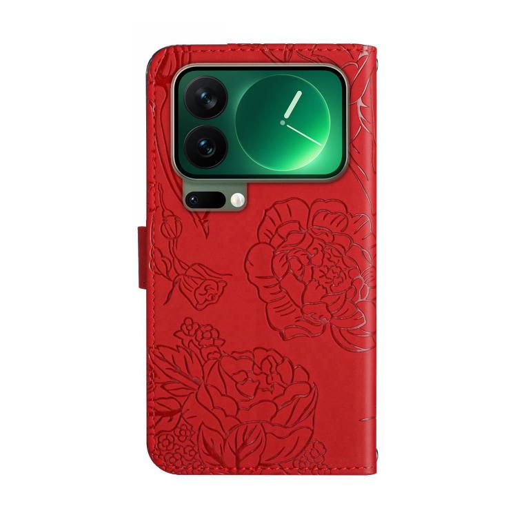 For Xiaomi 17 Pro Skin Feel Butterfly Embossed Flip Leather Phone Case