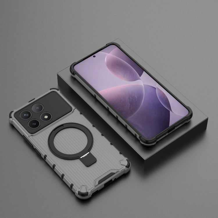 For Redmi K70 5G Grating Holder Shockproof Phone Case