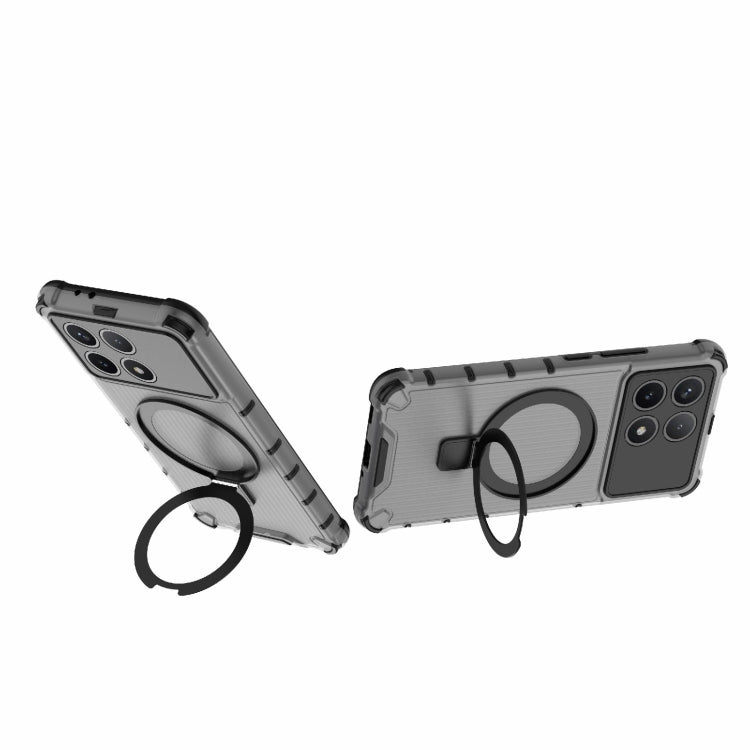 For Redmi K70 5G Grating Holder Shockproof Phone Case