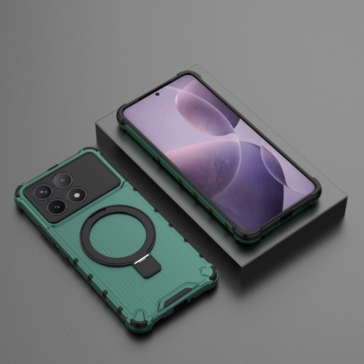For Redmi K70 5G Grating Holder Shockproof Phone Case