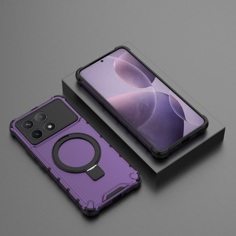 For Redmi K70 5G Grating Holder Shockproof Phone Case