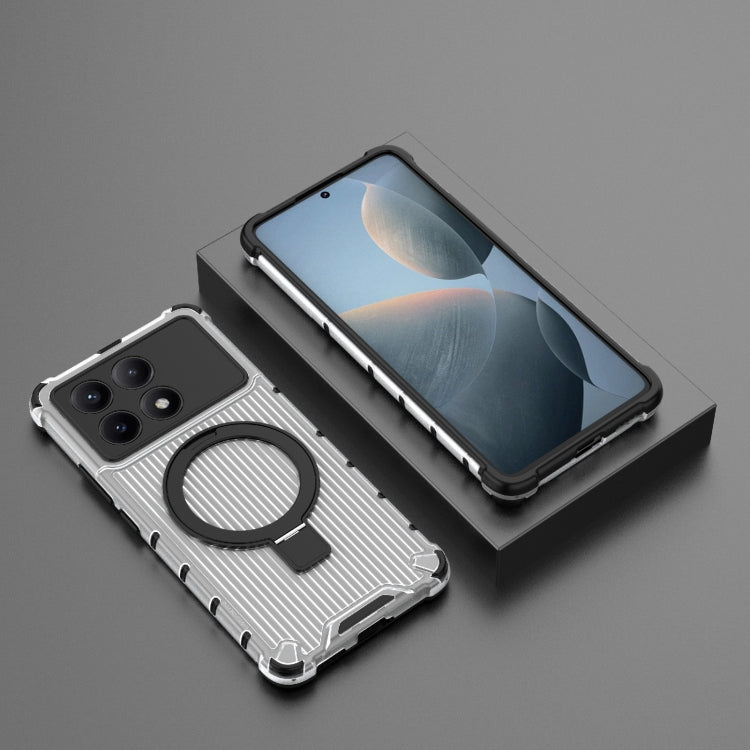 For Redmi K70e 5G Grating Holder Shockproof Phone Case