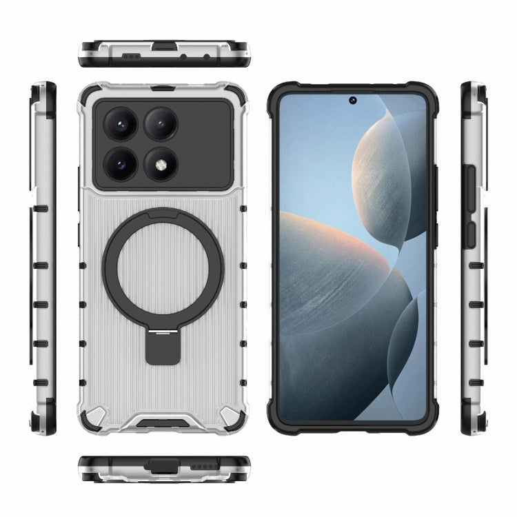 For Redmi K70e 5G Grating Holder Shockproof Phone Case