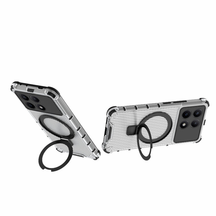 For Redmi K70e 5G Grating Holder Shockproof Phone Case