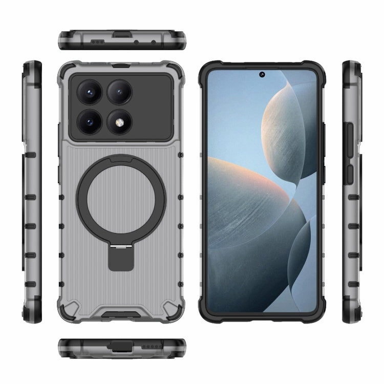 For Redmi K70e 5G Grating Holder Shockproof Phone Case