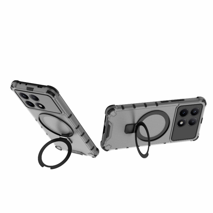 For Redmi K70e 5G Grating Holder Shockproof Phone Case