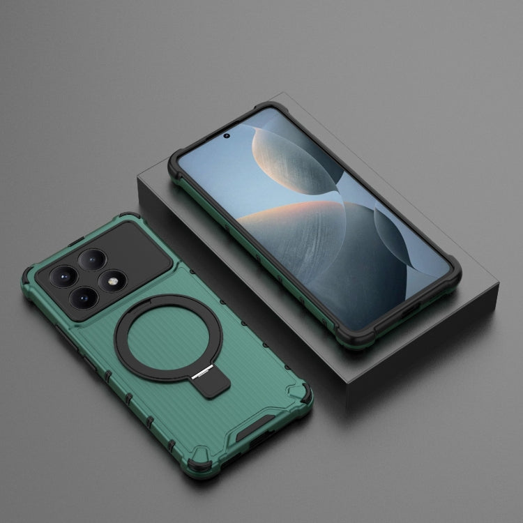 For Redmi K70e 5G Grating Holder Shockproof Phone Case