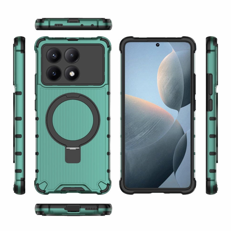 For Redmi K70e 5G Grating Holder Shockproof Phone Case