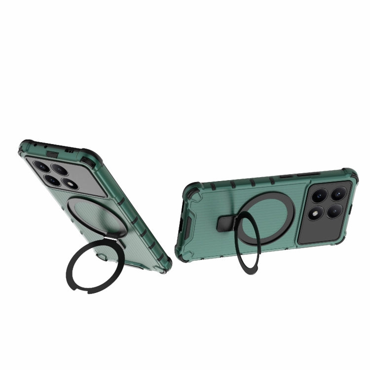 For Redmi K70e 5G Grating Holder Shockproof Phone Case
