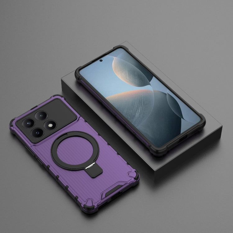 For Redmi K70e 5G Grating Holder Shockproof Phone Case