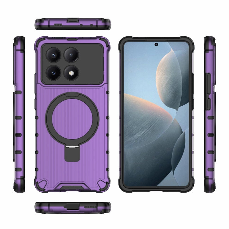 For Redmi K70e 5G Grating Holder Shockproof Phone Case