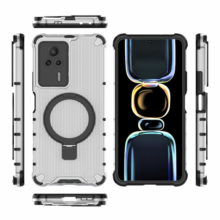 For Redmi K60E 5G Grating Holder Shockproof Phone Case