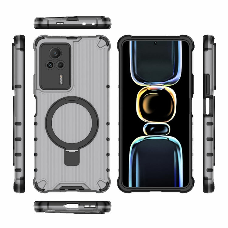 For Redmi K60E 5G Grating Holder Shockproof Phone Case
