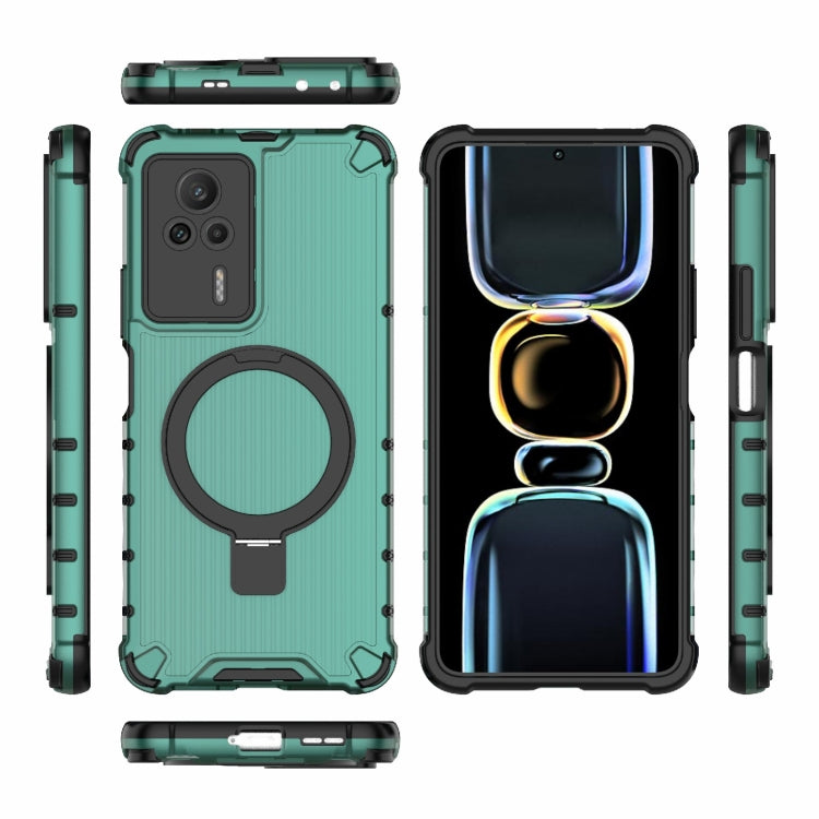 For Redmi K60E 5G Grating Holder Shockproof Phone Case