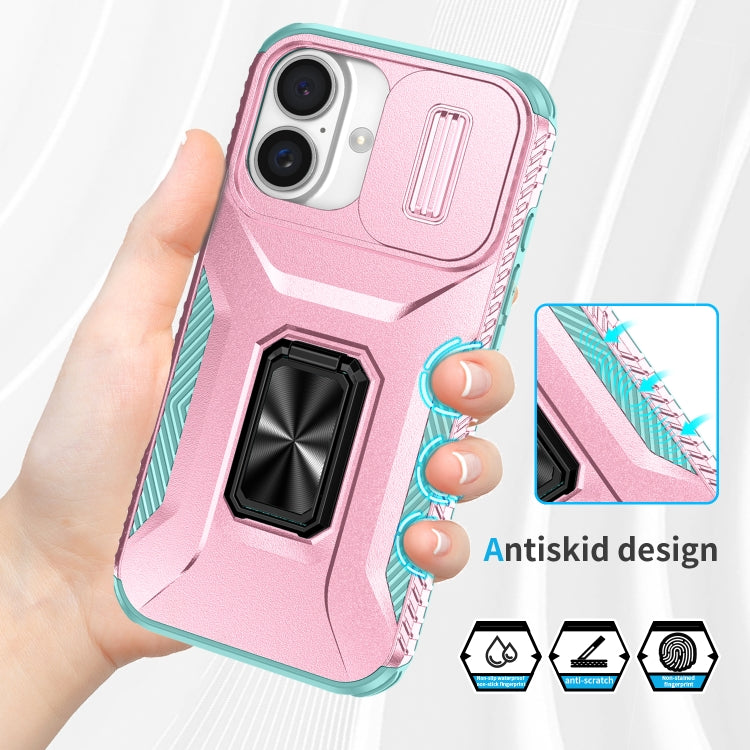 For iPhone 16 Sliding Camshield Holder Phone Case