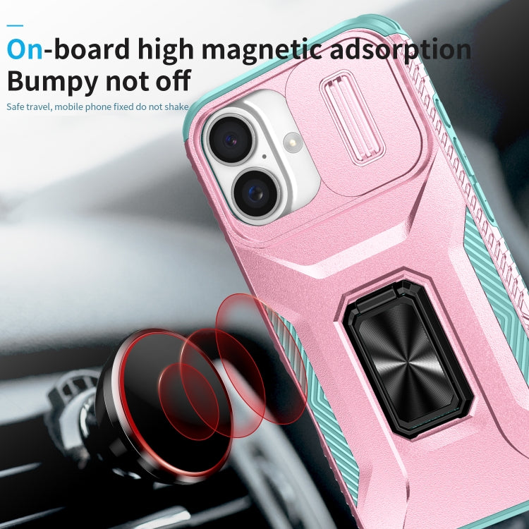 For iPhone 16 Sliding Camshield Holder Phone Case