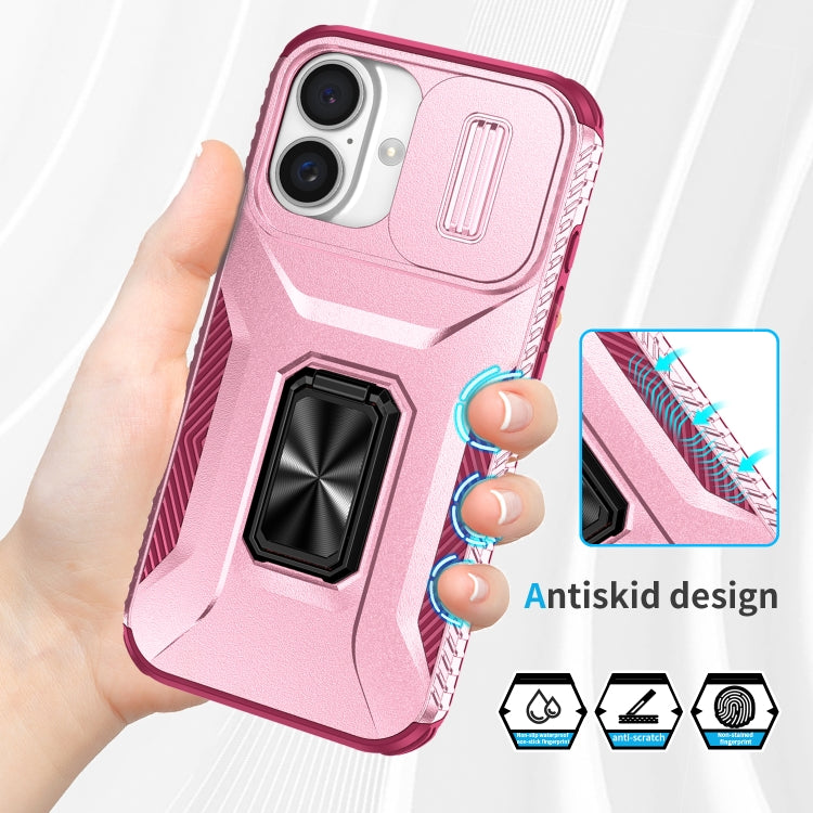 For iPhone 16 Sliding Camshield Holder Phone Case