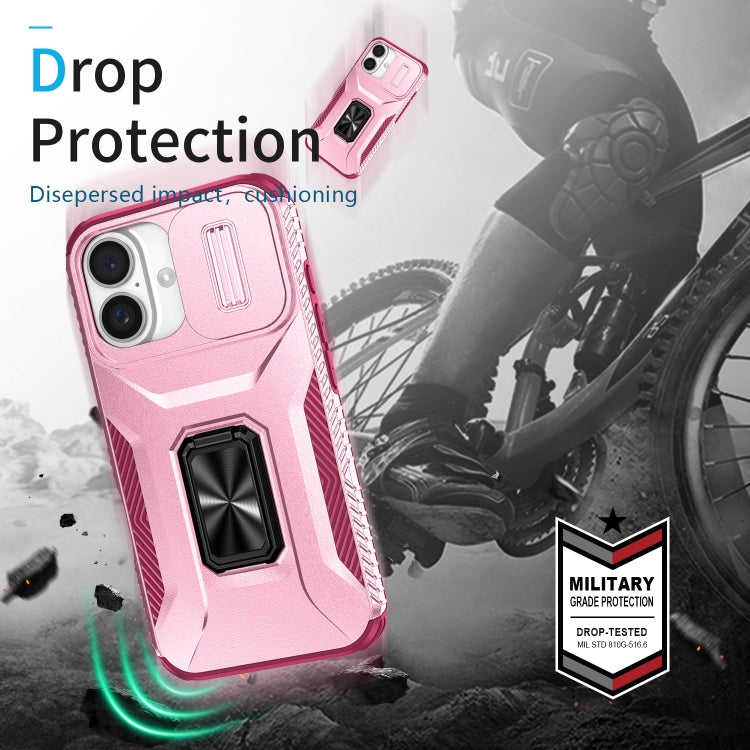 For iPhone 16 Sliding Camshield Holder Phone Case