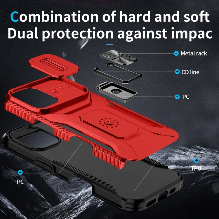 For iPhone 16 Sliding Camshield Holder Phone Case